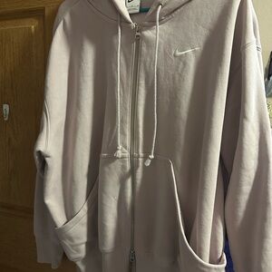 Nike Light Lavender Double Zip Hoodie